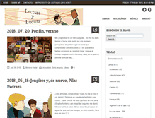Tablet Screenshot of lecturaylocura.com